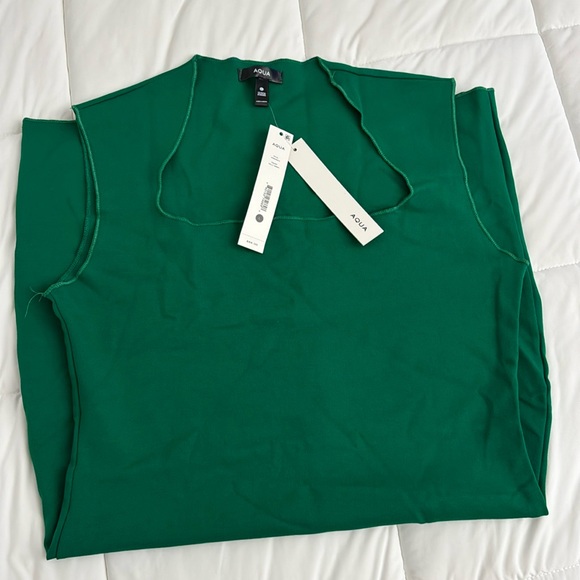 Aqua green dress size L - Picture 3 of 5